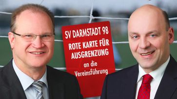 Landessprecher der hessischen AfD, Robert Lambrou und Klaus Herrmann (2018)