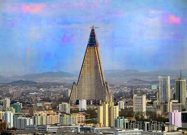 Hotel Ryugyong, Pyongyang in Nordkorea