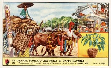 Werbekarte von Lavazza (um 1900)