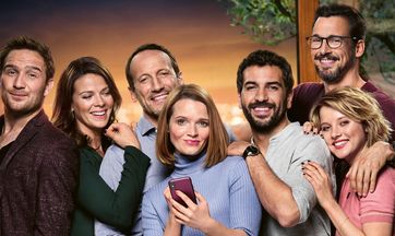Frederick Lau, Jessica Schwarz, Wotan Wilke Möhring, Karoline Herfurth, Elyas M'Barek, Florian David Fitz, Jella Haase (2025) Bild: Constantin Film Fotograf: Constantin Film