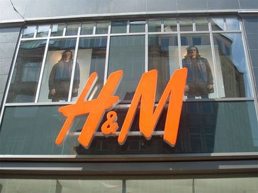 H&M-Logo in Hamburg
