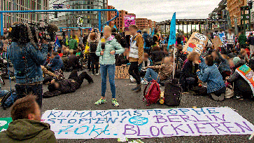 Demonstration von sogenannten Klimaaktivisten in Berlin (Symbolbild)