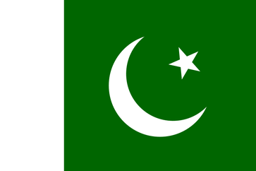 Flagge von Pakistan