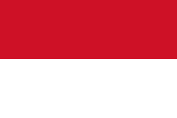 Flagge von Indonesien