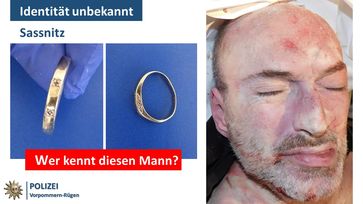 Bild: Polizei Sassnitz, unbekannte Person