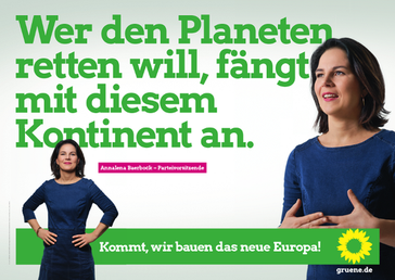 Baerbock in der Dauerkritik Bild: Grüne Elmshorn / Eigenes Werk