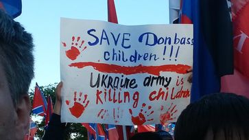 Ukraine: A rally in support of Novorossiya territories in eastern Ukraine, Moscow, June 11, 2014