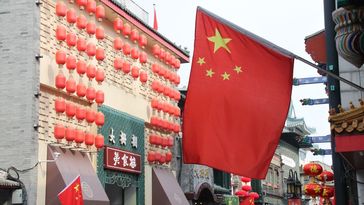 China Flagge (Symbolbild) Bild: Sputnik / Nikolai Rasuwajew