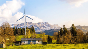 Die Regierung kann ihre Ziele nur erreichen, wenn Tausende Windräder nahe an Wohnhäusern und im Wald gebaut werden (Symbolbild) Bild: AfD Deutschland