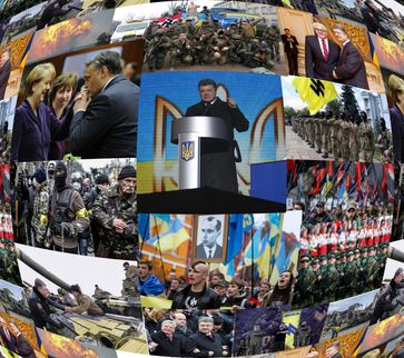 Impressionen aus der Ukraine unter dem Regime Poroschenko: Nazis sind dort staatlich akzeptiert und bewaffnet.