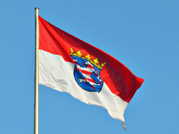 Flagge von Hessen