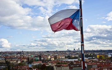 Tschechische Flagge