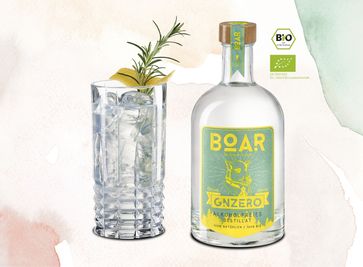 BOAR GNZERO & Tonic. BOAR GNZERO  Bild: BOAR Distillery Fotograf: BOAR Distillery