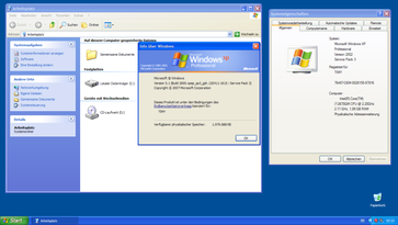 Windows XP-Desktop (Service Pack 3) Bild: ernard Ladenthin - wikipedia.org