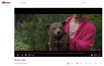 Bild: Screenshot aus dem YouTube-Video "Kuks" des Rappers Mozzik