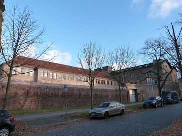 JVA Halle/Saale "Roter Ochse" war in nationalsozialistischen Zeiten Gefängnis für politische Gefangene und gleichzeitig Ermordungsstätte selbiger mit Falleil oder Strick.