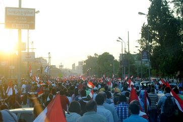 Protestzug in Ägypten am 28. Juni 2013