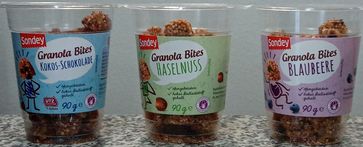 Der niederländische Hersteller Banketbakkerij Merba B.V. informiert über einen Warenrückruf des Produktes "Sondey Granola Bites, 90g". / Bild: "obs/Lidl"