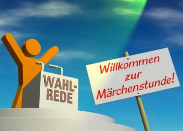 Wahlversprechen, Wahlkampfversprechen & Wahlreden (Symbolbild)