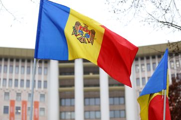 Moldawien Flagge (Symbolbild) Bild: Michai Karausch / Sputnik