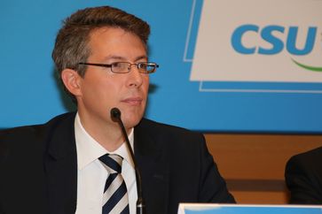 Markus Blume auf dem CSU-Parteitag im November 2015