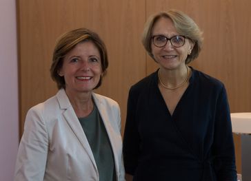 Besuch der französischen Botschafterin in Deutschland, Anne-Marie Descôtes bei der rheinland-pfälzischen Ministerpräsidentin Malu Dreyer (2018), Archivbild