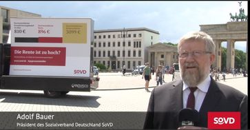 Adolf Bauer, Präsident des Sozialverbandes Deutschland  Bild: "obs/SoVD Sozialverband Deutschland/elephantlogic"