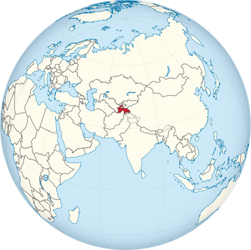 Tadschikistan auf der Erde