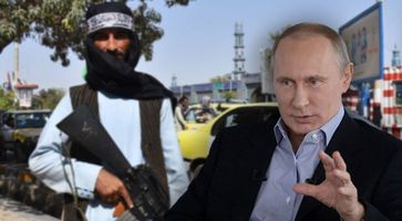 Bild Taliban: IMAGO / SNA; Bild Putin: kremlin.ru, Wikimedia Commons, CC BY 3.0; Komposition: Wochenblick / Eigenes Werk