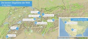 Die weltbesten Skigebiete im Überblick Bild: "obs/TouriSpo GmbH & Co. KG/Skigebiete-Test.de"