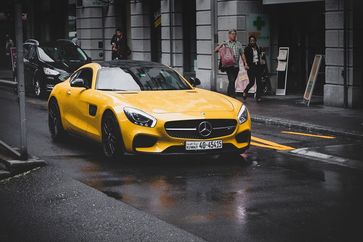 Mercedes-Benz coupe (Symbolbild)