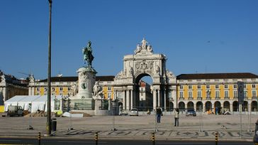 Praça do Comércio (Platz des Handels) in der portugiesischen Hauptstadt Lissabon