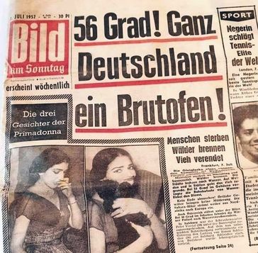 Bild am Sonntag Ausgabe von Juli 1957 (Symbolbild)