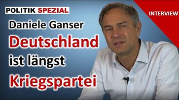 Bild: SS Video: "Deutschland rutscht weiter in den Krieg hinein | Im Gespräch mit Daniele Ganser" (https://youtu.be/fTmCpI7rZ74) / Eigenes Werk