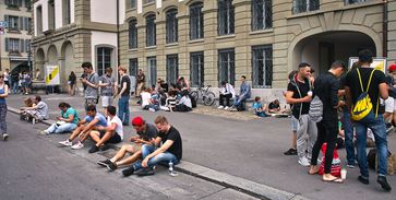 Ein Pokéstop in Bern