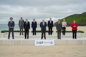 Die Führer und Beobachter der G7 in Cornwall (2021)