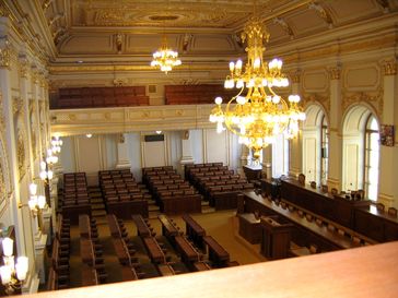 Tschechien: Sitzungssaal des Abgeordnetenhauses