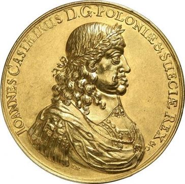 Diese sehr seltene polnische Goldmedaille zu 50 Dukaten aus dem Jahre 1658 erzielte auf der 147. Versteigerung des Auktionshauses Künker am 5. Februar 2009 im Estrel Convention Center in Berlin einen Verkaufspreis von 141.500 Euro, Bild: obs/Auktionshaus Künker, Osnabrück