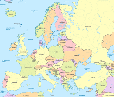 Staaten in Europa