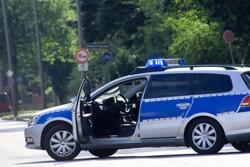 Streifenwagen im Einsatz