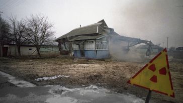 Ein verlassenes Dorf nahe dem Kernkraftwerk Tschernobyl (Archivbild) Bild: Sputnik / Igor Kostin