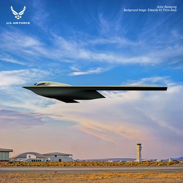 3D-Modell des US-Bombers B-21 Raider