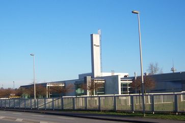 Werksgelände der SIG Sauer GmbH & Co KG, zuvor der J. P. Sauer & Sohn AG im Eckernförder Stadtteil Wilhelmstal