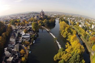 Limburg: Blick über die Kernstadt von Osten
