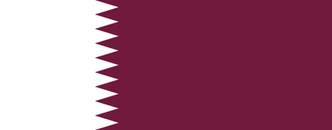 Flagge des Emirats Katar