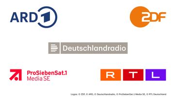 Logos  Bild: ZDF Fotograf: ZDF/ARD/DR/Pro7Sat1/RTL