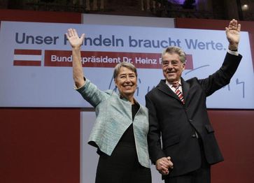Dr. Heinz Fischer während des Wahlkampfes. Bild: Dragan Tatic