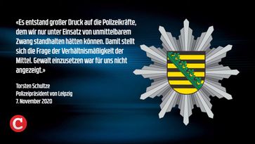 Die Polizei in Leipzig hatte kein Interesse daran, friedliche Bürger zu verprügeln auf der Leipziger Demonstration für Friede, Freiheit und gegen Diktatur am 07.11.2020..