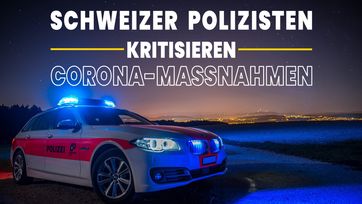 Bild: Screenshot Video: " Schweizer Polizisten kritisieren Corona-Maßnahmen" (www.kla.tv/19765) / Eigenes Werk