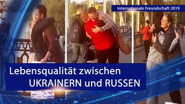 Bild: Screenshot Video: " Lebensqualität zwischen Ukrainern und Russen" (www.kla.tv/19721) / Eigenes Werk